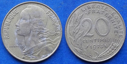 FRANCE - 20 Centimes 1973 KM# 930 Fifth Republic Franc Coinage(1959-2001) - Edelweiss Coins - 20 Centimes