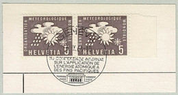 Schweiz / Helvetia 1964, Sonderstempel Energie Atomique Genève, Kernenergie / Nuclear Energy, Dienstmarken OMM - Atome