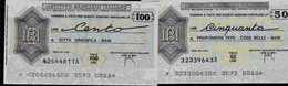 ITALIE – Instituto Bancario Italiano (1977) – Lot De 2 Billets : 50 Et 100 Lires - [ 4] Voorlopige Uitgaven