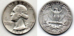 USA 1/4 Dollar 1942 TTB - 1932-1998: Washington