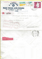 TIMBRES - STAMPS -  MARCOPHILIE - LETTRE RECOMMANDÉ - PORTUGAL - TIMBRE NAVEGATEUR JOÃO GONÇALVES ZARCO - MADEIRA 1419 - Briefe U. Dokumente