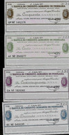 ITALIE – Banca Di Credito Agrario Di FERRARA (1976/1977) – Lot De 4 Billets : 50, 100, 150 Et 200 Lires - [ 4] Provisional Issues