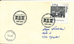 Norway Cover Sent To Lyngdal  Konsmo 15-6-1997 - Briefe U. Dokumente