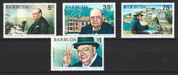 BARBUDA. N°187-90 De 1974. Churchill. - Sir Winston Churchill