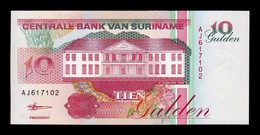 Surinam Suriname 10 Gulden 1998 Pick 137b SC UNC - Suriname