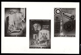 HUNGARY(1976) Introduction Of Metric System. Photographic Proof Of Set Of 3. Scott Nos 2418-20. - Essais, épreuves & Réimpressions