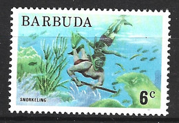 BARBUDA. N°197 De 1974-5. Plongée Sous-marine. - Tauchen