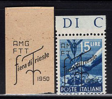 TRIESTE(1950) Hand Planting Tree. Proof Of Overprint Used For AMG-FTT On Issues Of Italy After WWII. Scott No 82//. - Autres & Non Classés
