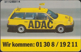 GERMANY S29A/91 ADAC 12 DM - Auto - S-Series: Schalterserie Mit Fremdfirmenreklame
