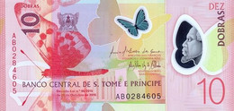 Sao Tome And Principe 10 Dobras 2016 (2018), UNC, P-71a, ST 309a - São Tomé U. Príncipe