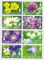 Finland 2020 Itella (Posti) Definitives Summer Flowers Set Of 8 Stamps Mint - Nuovi