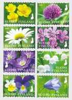Finland 2020 Itella (Posti) Definitives Summer Flowers Set Of 8 Stamps Mint - Nuevos