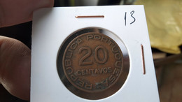 MOZAMBIQUE 20 CENTAVOS 1936 KM# 64 (G#40-13) - Mozambique