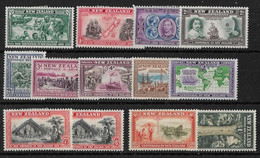 AN10 - Nouvelle Zélande PO 243 / 255 * Trace De Charnière  - 1940. Centenaire De La Souveraineté Britannique. Très Bien. - Nuovi