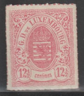 LUXEMBOURG - 1865 - YVERT N°18 NEUF SANS GOMME - COTE = 250 EUR. - 1859-1880 Wapenschild
