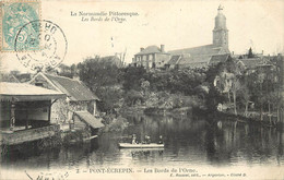 PONT ECREPIN - Les Bords De L'orne, Lavoir Et église. - Pont Ecrepin