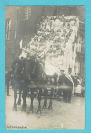 * Waregem - Waereghem (West Vlaanderen) * (Carte Photo - Fotokaart) Oosthoek Markt, Attelage Cheval, Enfants, Stoet - Waregem