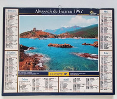 Calendrier La Poste - Almanach PTT 1997 - Seine Maritime - Grand Format : 1991-00