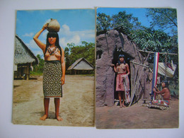 2 POSTCARDS FROM INDIAS, ONE FROM PARAGUAY AND ANOTHER FROM PERU IN THE STATE - America