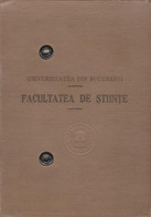 Romania - Ministerul Invatamantului - Universitatea Din Bucuresti - Facultatea De Stiinte - Carnet De Student - Diploma & School Reports