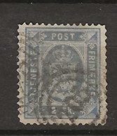 1871 USED Danmark Dienst Mi 1 Cancellation Number 203 - Servizio