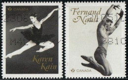 Canada 2021 Yv. N°3759 & 3760 - Fernand Nault & Karen Kain - Oblitéré - Gebraucht