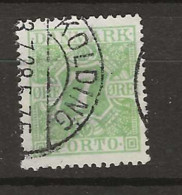 1921 USED Danmark Porto 12 - Postage Due