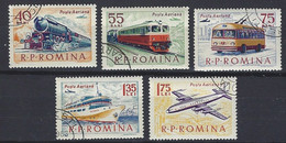 Roemenië  Y/T  Luchtpost  184 / 188      (O) - Oblitérés