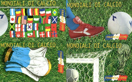 SAN MARINO 4 SCHEDE TELEFONICHE MONDIALI CALCIO FRANCIA 1998 - San Marino