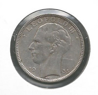 LEOPOLD III * 20 Frank 1935 Frans/vlaams  Pos.A * Nr 12115 - 20 Francs