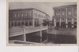 SENIGALLIA   ANCONA  NUOVO PONTE SUL MISA E CORSO VITTORIO EMANUELE  VG  1922 - Senigallia