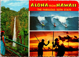 Hawaii Aloha From The 50th State Multi View 1976 - Maui