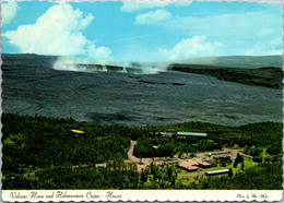 Hawaii Big Island Volcano House And Halemaumau Crater - Hawaï