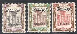 1915  Timbres Courants Surchargés «Service» Sc O54-6 * - Iran