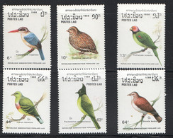 1988  Oiseaux Sc 877-882 **  MNH - Laos