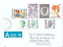 Belgique Cover To Portugal - Storia Postale