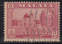 5c Used Kelantan, Mosque, Islam, Malaya, Malaysia Used 1961 - Kelantan