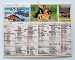 Calendrier La Poste - Almanach PTT 2000 - Seine Maritime - Grand Format : 1991-00