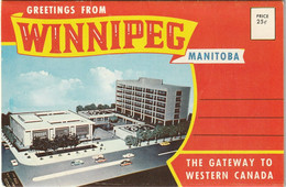 Souvenir Folder Of Greetings From Winnipeg, Manitoba    The Gateway To Western Canada - Winnipeg