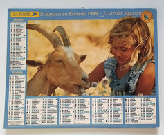 Calendrier La Poste - Almanach PTT 1999 + Poster - Bouches Du Rhône - Grand Format : 1991-00