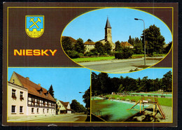 G0755 - Niesky - Freibad - Bild Und Heimat Reichenbach Qualitätskarte - Niesky