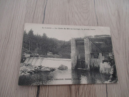 CPA 48 Lozère La Chute Du Béz Au Barrage La Grande Vanne - Otros & Sin Clasificación