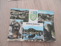 CPM GF  48 Lozère Souvenir Du Malzieu Ville Multi Vues - Sonstige & Ohne Zuordnung