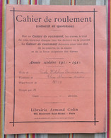 73 AIX LES BAINS Ancien Cahier D'Ecole Hoteliere BERNASCON 1918 A. Meunier - Diploma & School Reports