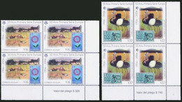 Uruguay 2006 MNH 2v Blk Rt Corner, Bees, Birds, Ostrich, Europa, Stamp On Stamp, CEPT - Struzzi