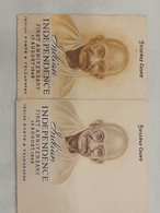 INDIA 1948 Error MAHATMA GANDHI BLANK FIRST DAY COVER "2 Different Shades" FDC Without Stamps As Per Scan - Neufs