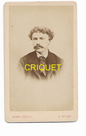 49 Cholet, Photo Cdv Fin 19ème D'un Homme, Phot. Henry Galais - Cholet