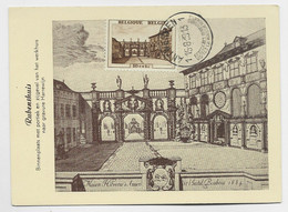 BELGIQUE 10C  CARTE MAXIMUM CARD RUBENS HUIS ANTWERPEN 18.8.1939 - 1934-1951