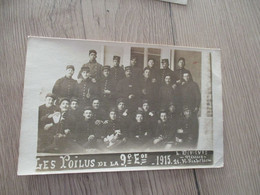 Carte Photo Militaria Les Poilus De La 9ème Escadre 1916 Photo Benevis Nîmes Dont Soldat Guiraud - Guerra 1914-18