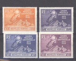 Nouvelles Hébrides :  Yv  136-39  **  UPU - Unused Stamps